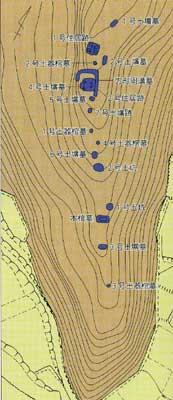 遺跡遺構配置図