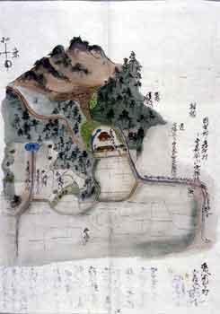 森町村外七ヵ村西脇陣屋絵図写