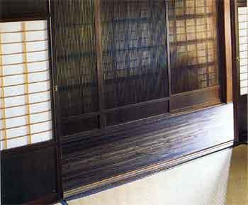 入船亭座敷と廊下の写真