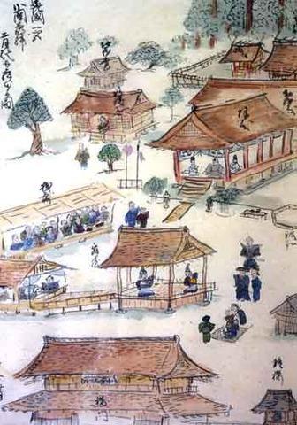 遠江一宮の祭礼図