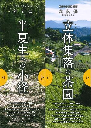 美しい茶園でつながるプロジェクトパンフレット表紙