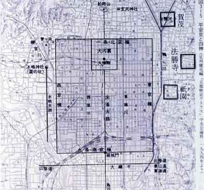 京都寺社配置図