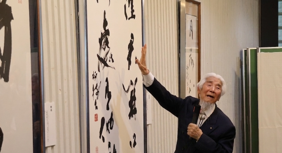 杭迫柏樹氏ギャラリートーク(2025年の様子)