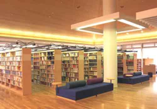 図書館内の写真