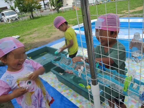 水遊び
