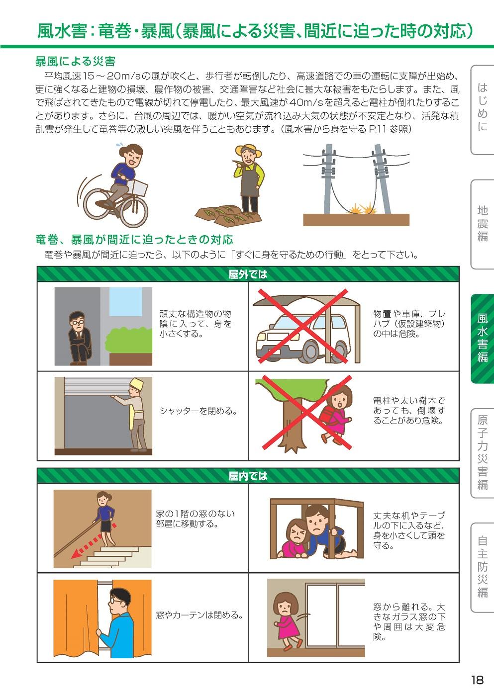 防災ガイドブック【18ページ】の画像