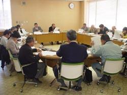 森町総合計画審議会会議の様子の写真