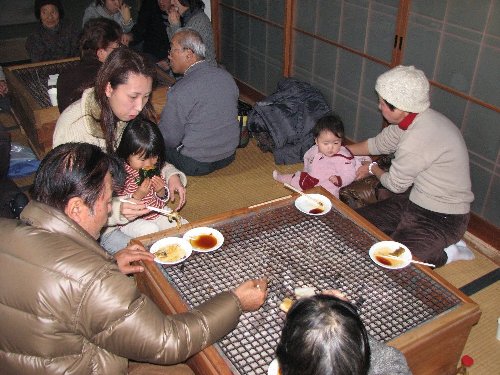 大洞院餅焼き